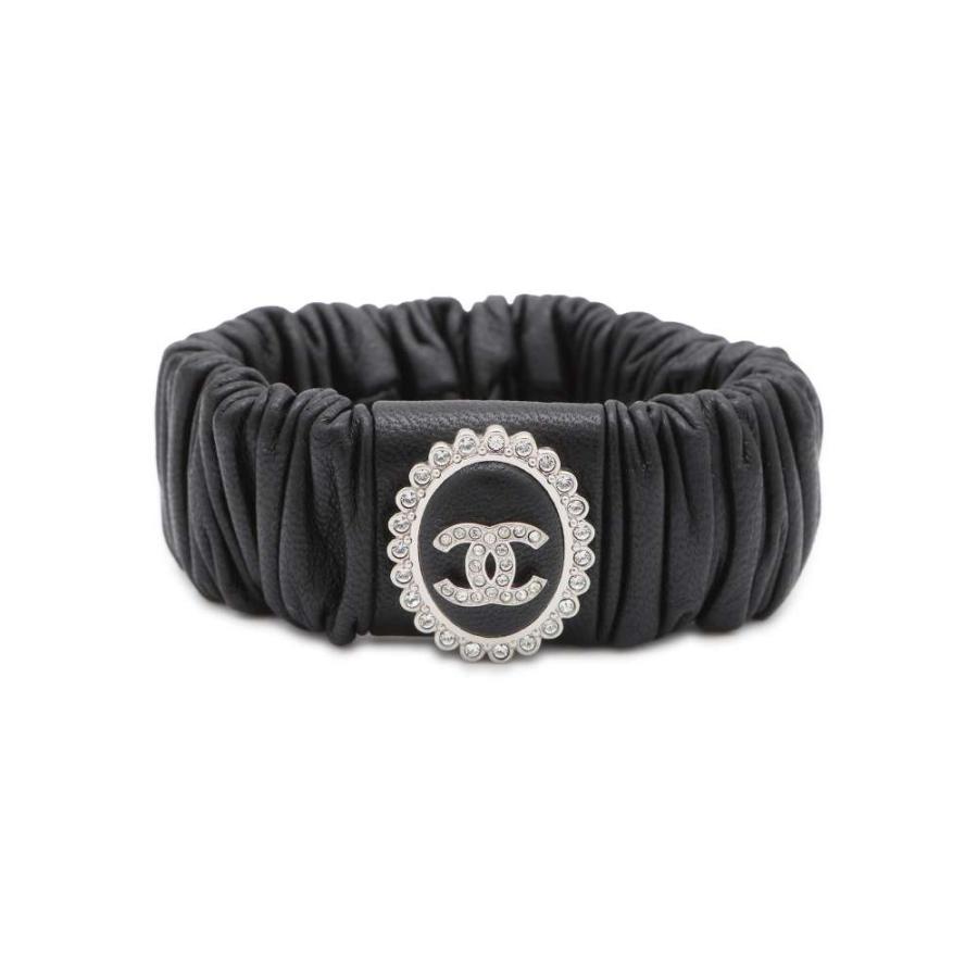 シャネル ヘアゴム ココマーク ロゴ シュシュ ラインストーン