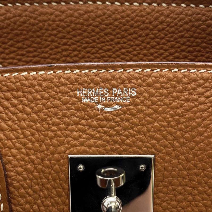 エルメス バーキン30 ゴールド/シルバー金具 トゴ □I刻印 HERMES 