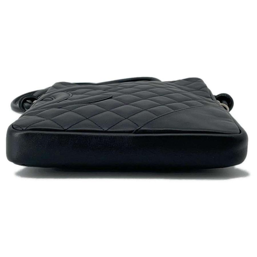シャネル ショルダーバッグ カンボンライン ミディアム ココマーク A25178 CHANEL バッグ 黒 CHANEL（シャネル） カンボンライン ミディアム ポシェット A25178