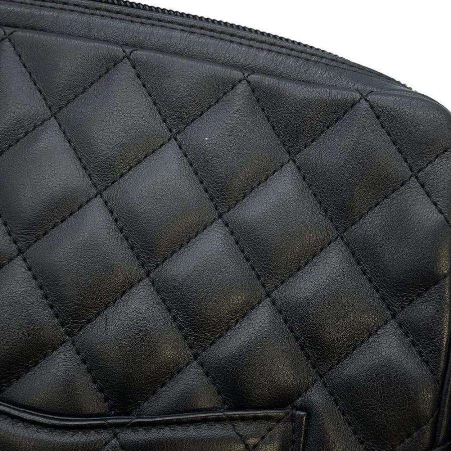 シャネル ショルダーバッグ カンボンライン ミディアム ココマーク A25178 CHANEL バッグ 黒 CHANEL（シャネル） カンボンライン ミディアム ポシェット A25178