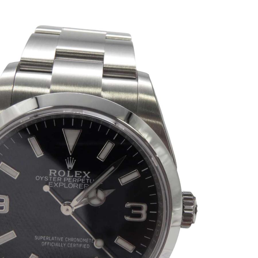 ロレックス エクスプローラー1 ランダムシリアル ルーレット 124270 ROLEX 腕時計 ウォッチ 黒文字盤 【安心保証】｜gallery-rare｜04