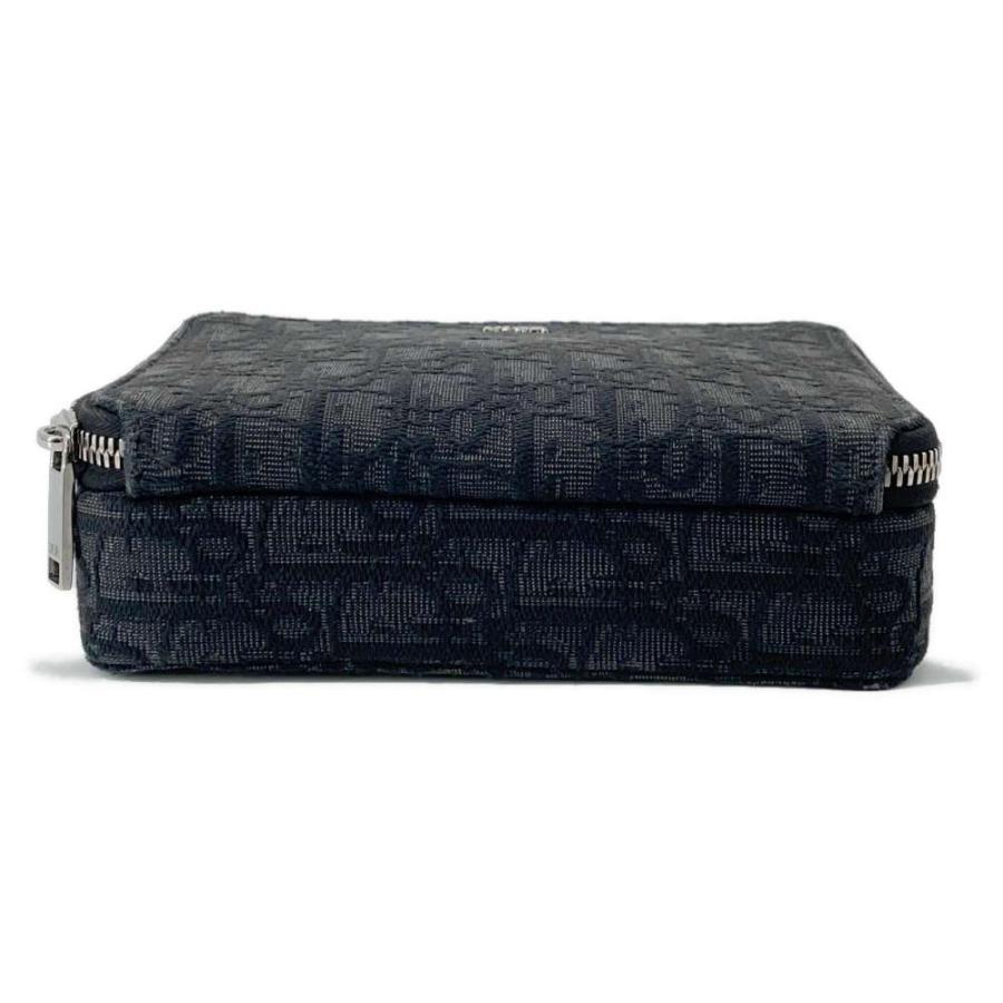 Christian Dior クリスチャンディオール ショルダーバッグ 2OBBC119YSE ディオール オブリーク ジャカード ブルー×ブラック レディース 【中古】 22603R58 Christian Dior（クリスチャン・ディオール） Dior ディオール