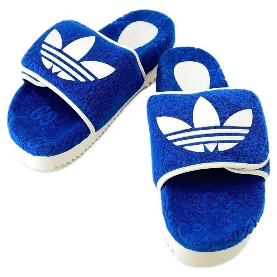 adidas gucci サンダル　ブルー　アディダスグッチ adidas gucci サンダル ブルー アディダスグッチ