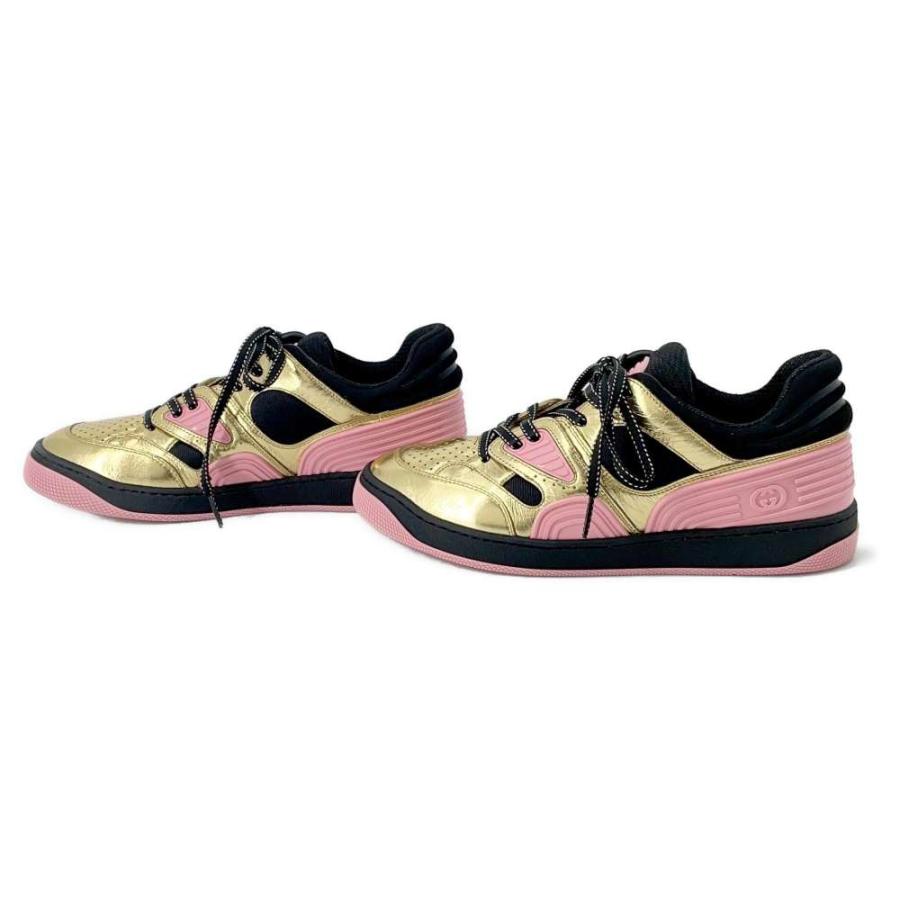グッチ スニーカー BASKET LOW レディースサイズ38 1/2 725905 GUCCI 