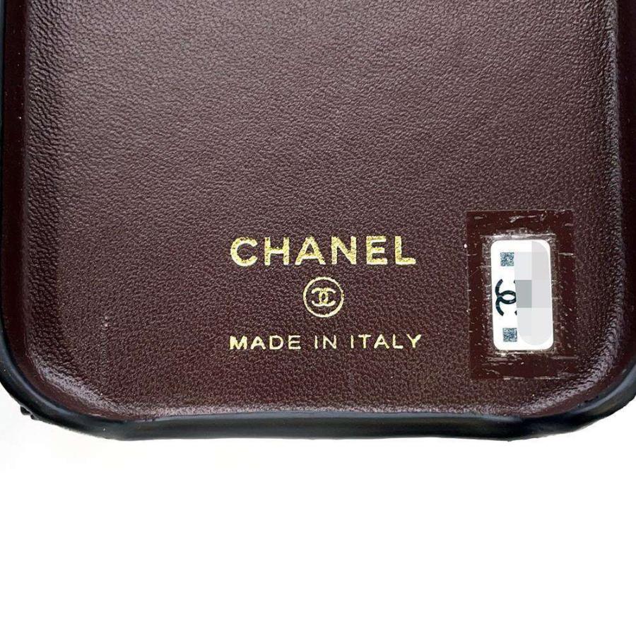 CHANEL　シャネル　スマホケース　マトラッセ 　ブラック　AP2689 シャネル iPhoneケース マトラッセ ココマーク カードケース付き