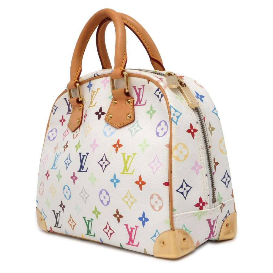 Louis Vuitton ハンドバッグ　ホワイト　マルチカラー　トゥルーヴィル ルイヴィトン ハンドバッグ モノグラム・マルチカラー トゥルーヴィル