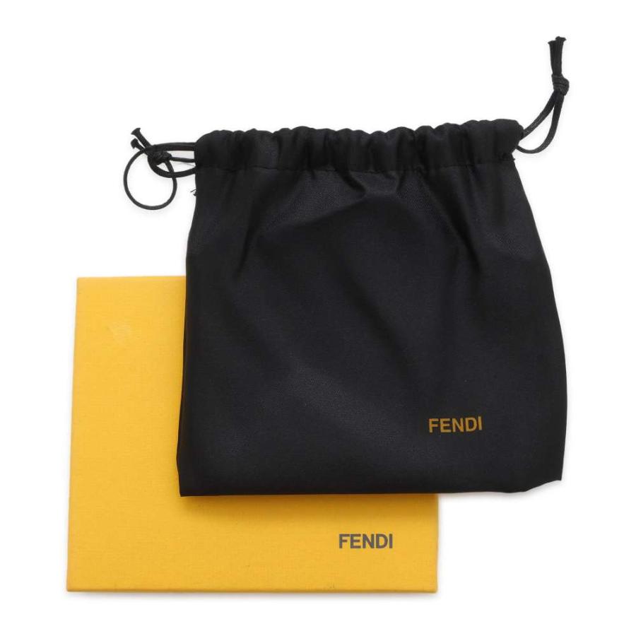 専用　　　　FENDI 黒 レザー 二つ折り財布 フェンディ 二つ折り財布 レザー 7M0008 FENDI 財布 札入れ メンズ 黒