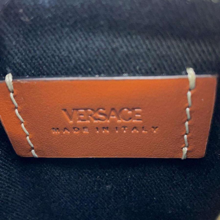 ヴェルサーチェ ポーチ ラ グレカ シグネチャーモジュラー PVC 1001871 VERSACE 小物入れ 黒｜gallery-rare｜08