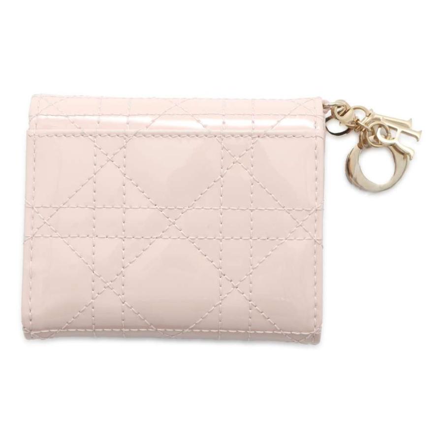 クリスチャン・ディオール 三つ折り財布 レディディオール ロータス