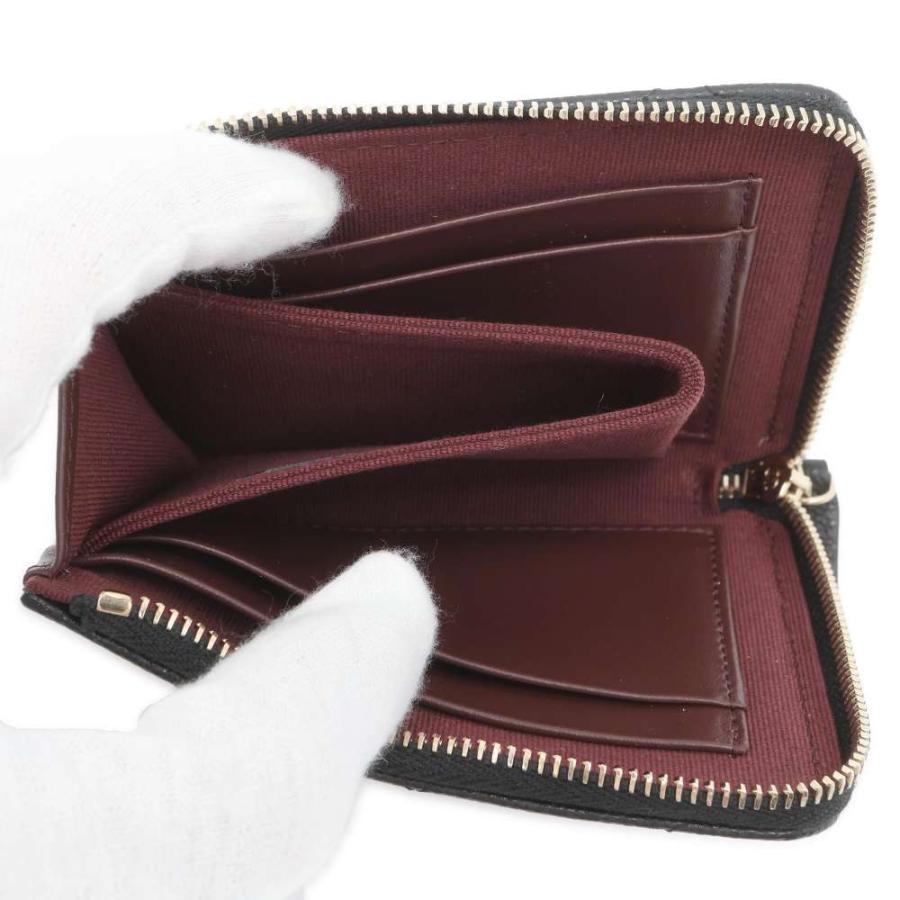 シャネル コインケース マトラッセ ココマーク キャビアスキン L