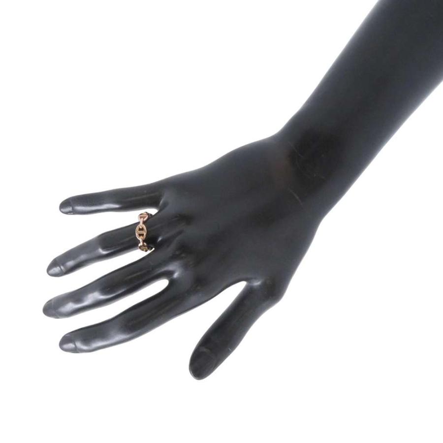 エルメス リング シェーヌダンクル アンシェネPM K18PGピンクゴールド