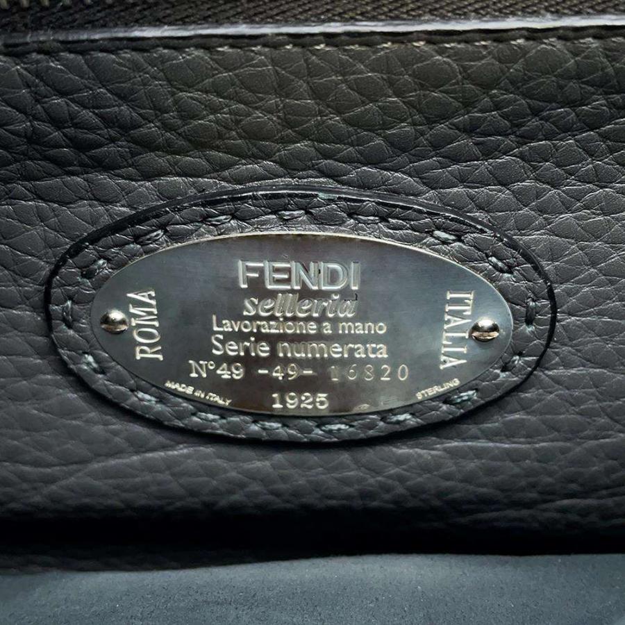 フェンディ ハンドバッグ ミニ ピーカーブー フィット レザー 7VA422 FENDI 2way メンズ グレー 【安心保証】｜gallery-rare｜12