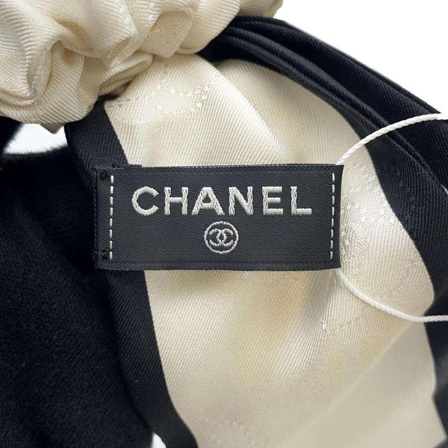 シャネル シュシュ リボン ロゴ シルク AA7530 CHANEL ヘア
