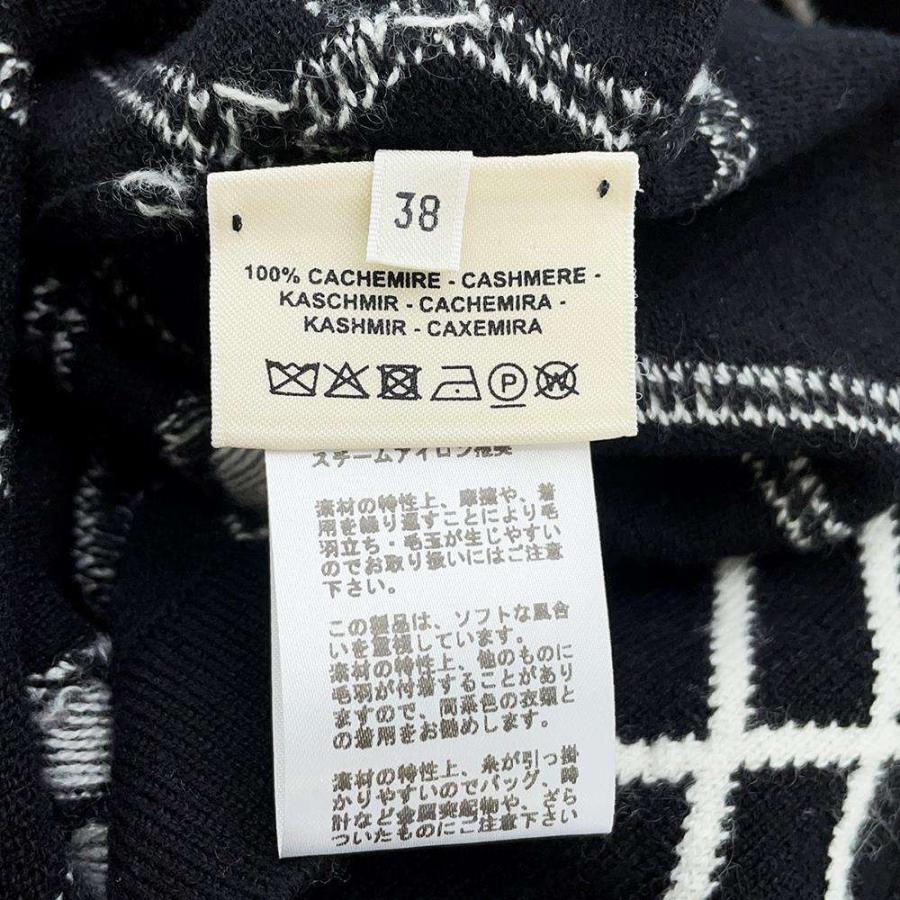 エルメス ワンピース Hロンド 半袖ニット カシミヤ レディースサイズ38  