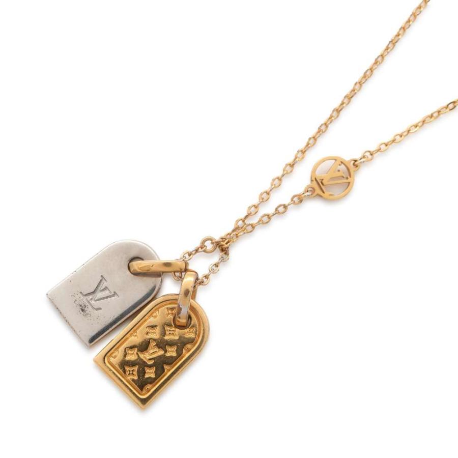ルイヴィトン ネックレス モノグラム ナノグラム M63141 LOUIS VUITTON