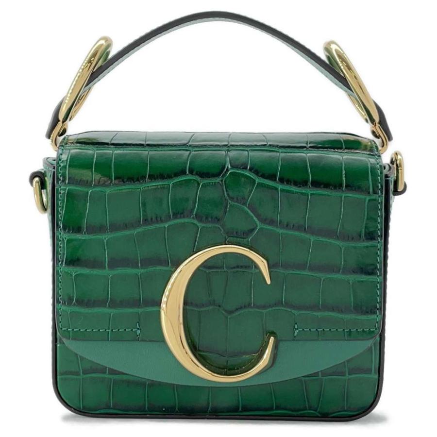 クロエ ハンドバッグ CHLOE C クロエシー 型押しクロコダイル