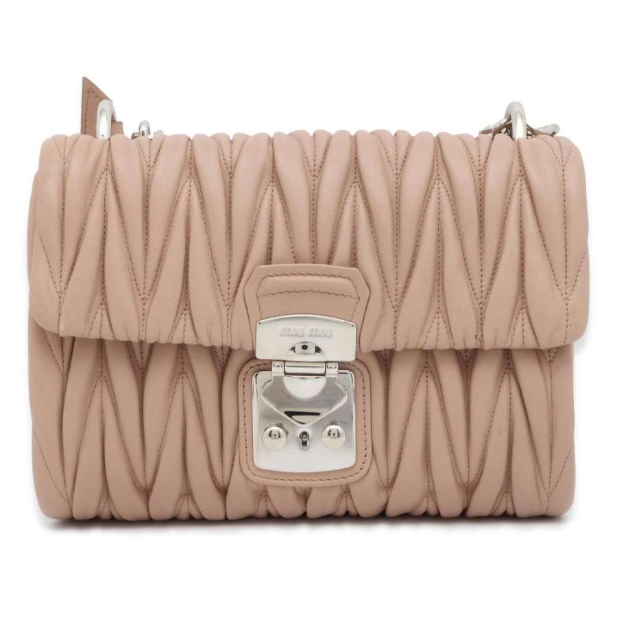美品 ミュウミュウ ショルダーバッグ MIU MIU 5BD002 ミュウミュウ ショルダーバッグ マテラッセ レザー 5BD002 MIUMIU