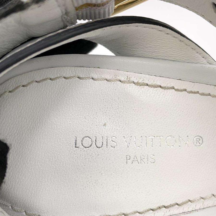 レ*i様 LOUIS VUITTON マヒナ モノグラム サンダル ホワイト ルイヴィトン サンダル モノグラム・マヒナ ホライゾン・ライン