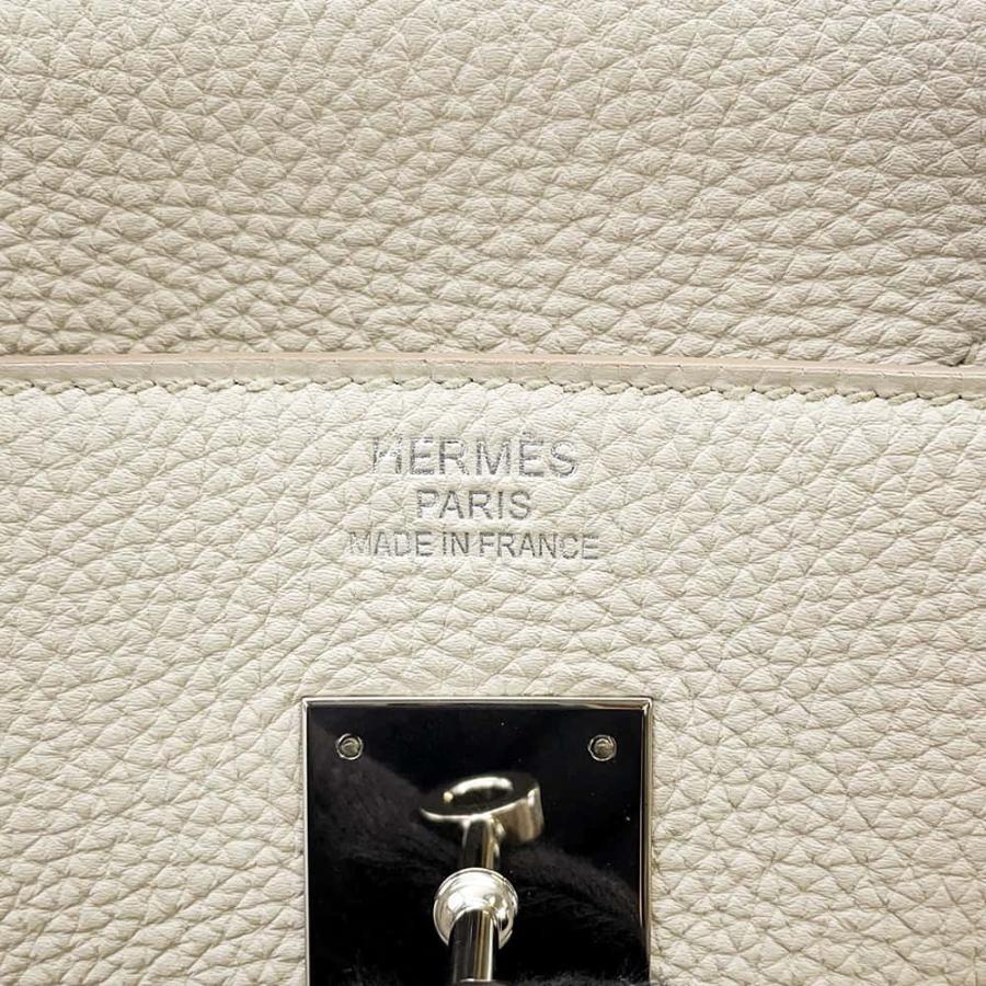 エルメス バーキン40 べトン/シルバー金具 トゴ D刻印 HERMES Birkin 