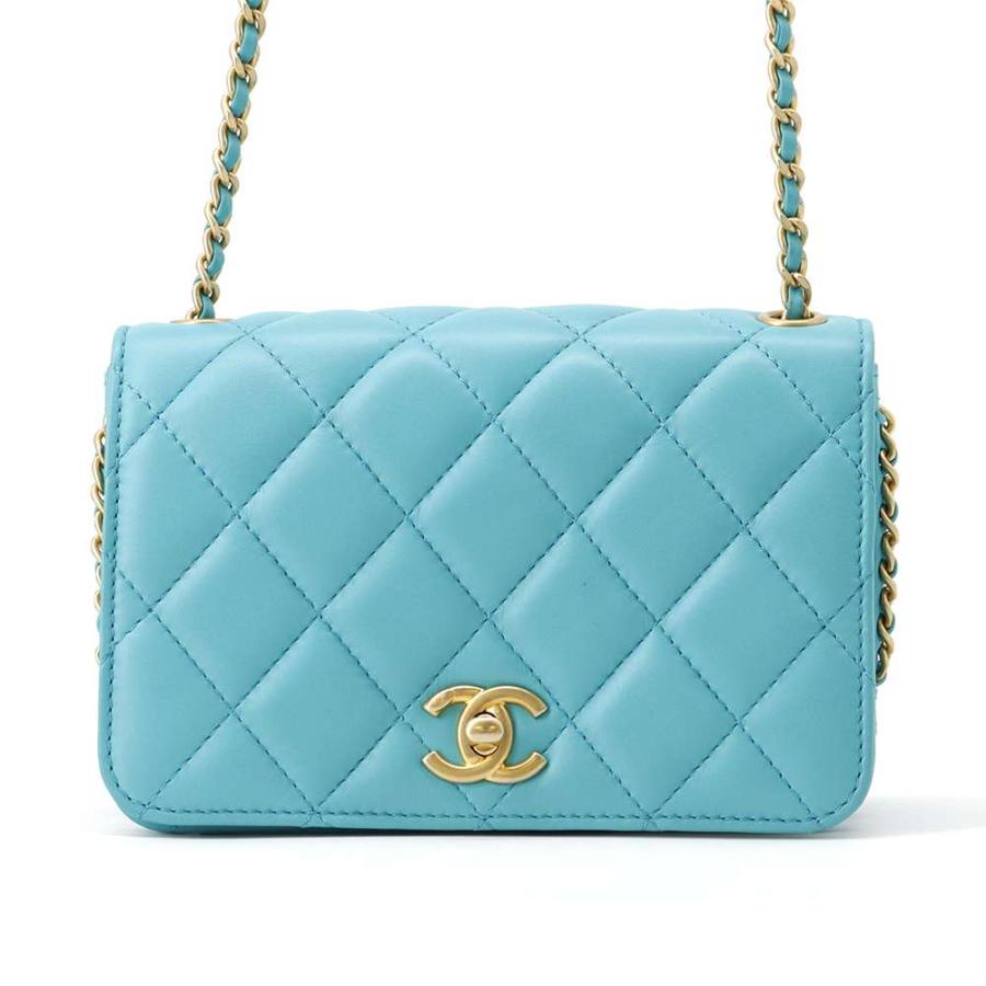 ぴ*ん様 18万➡︎CHANEL■ラムスキン マトラッセ ショルダーバッグ 斜め シャネル チェーンショルダーバッグ マトラッセ ココマーク ラムスキン