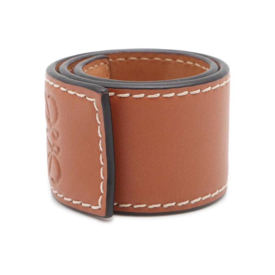LOEWE ロエベ スラップブレスレット タン ロエベ ブレスレット スラップ レザー 11919336 0020 1100 LOEWE