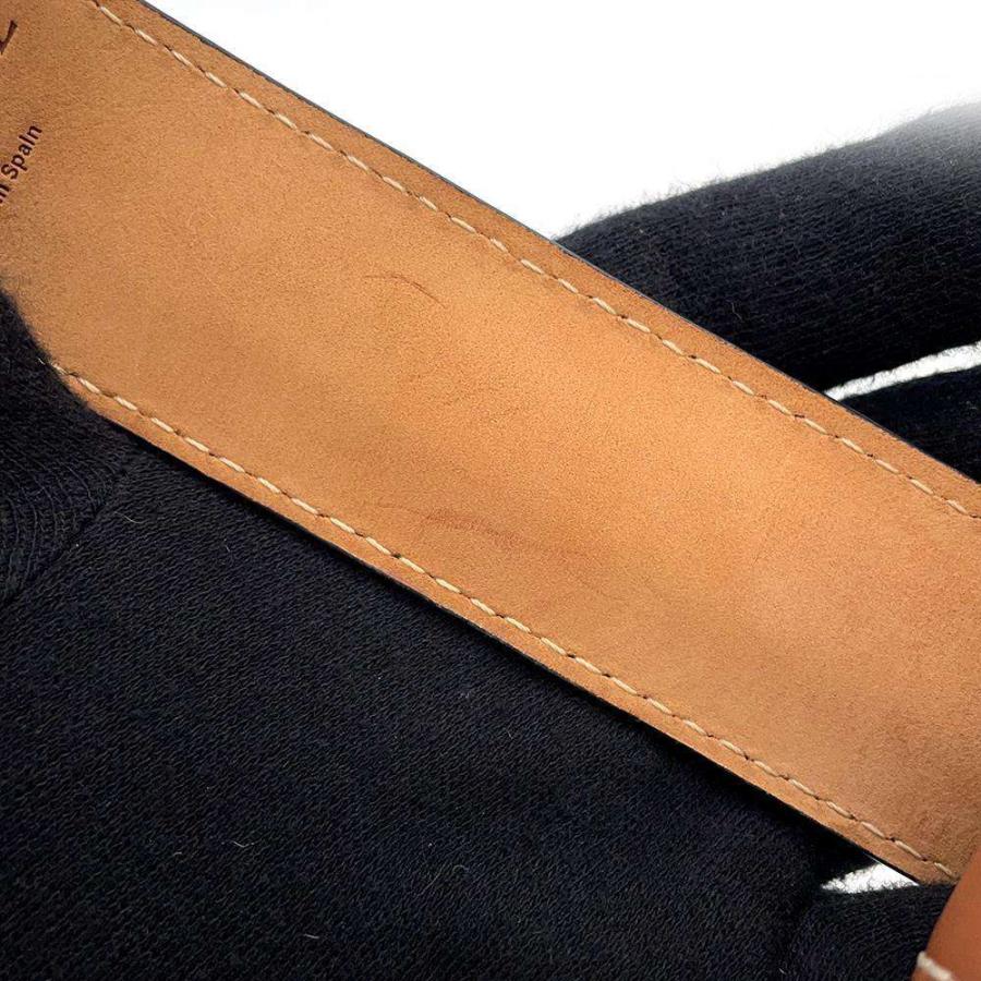 ロエベ ブレスレット スラップ レザー 11919336 0020 1100 LOEWE