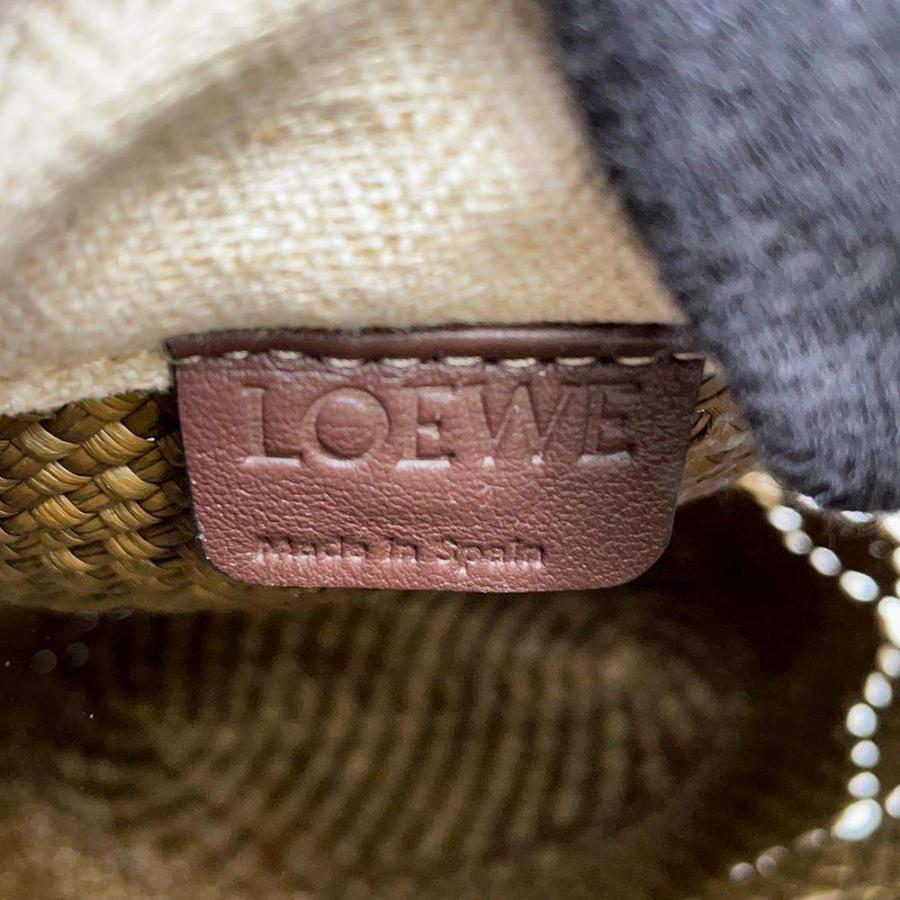ロエベ　ショルダーバッグ モノグラム　アナグラム　保存袋付　loewe ロエベ ショルダーバッグ アナグラム アジュレ スクエアポケット