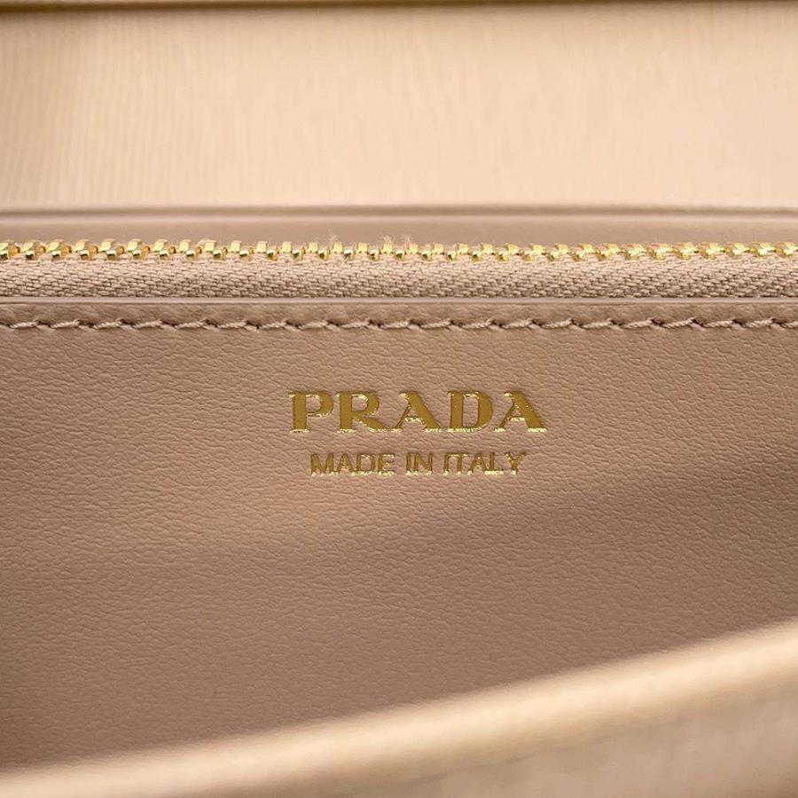 【美品】プラダ ヴィッテロムーブ 長財布 ベージュ プラダ 長財布 VITELLO MOVE ピンクベージュ 1MH132 PRADA 財布 カード