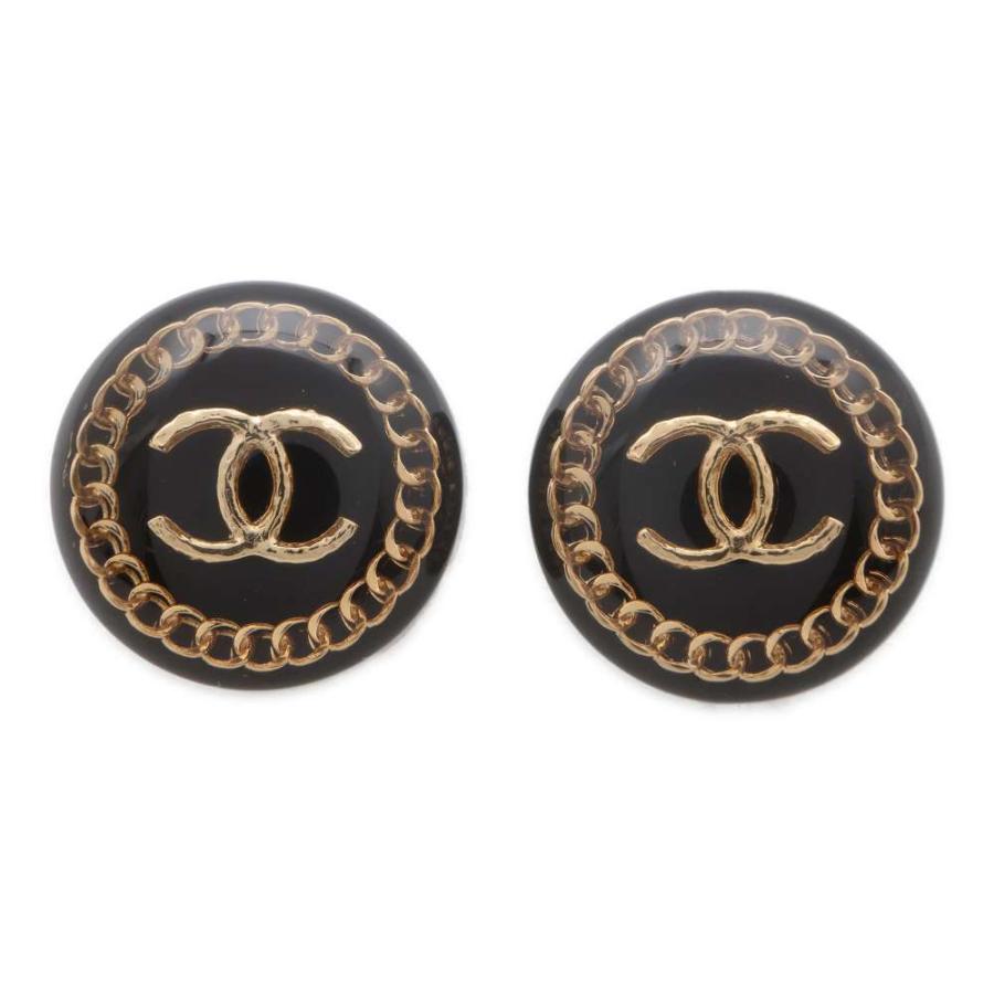 シャネル ピアス ココマーク チェーン ラウンド D22A CHANEL