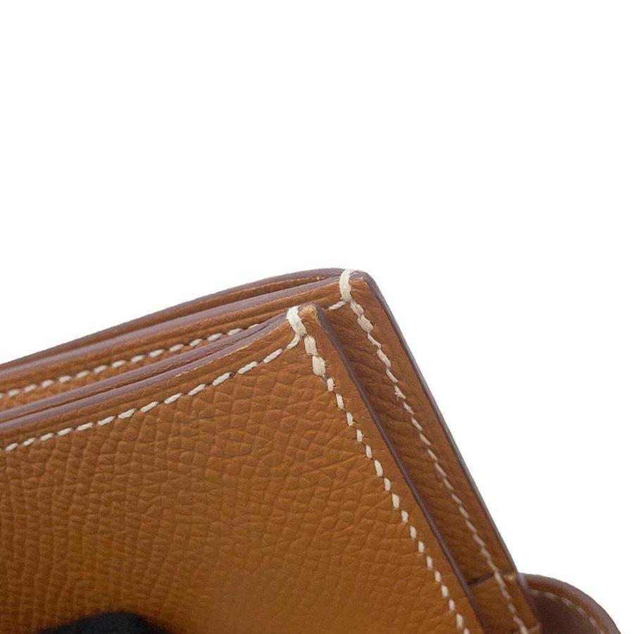 エルメス 二つ折り財布 ベアンコンパクト ゴールド/ゴールド金具