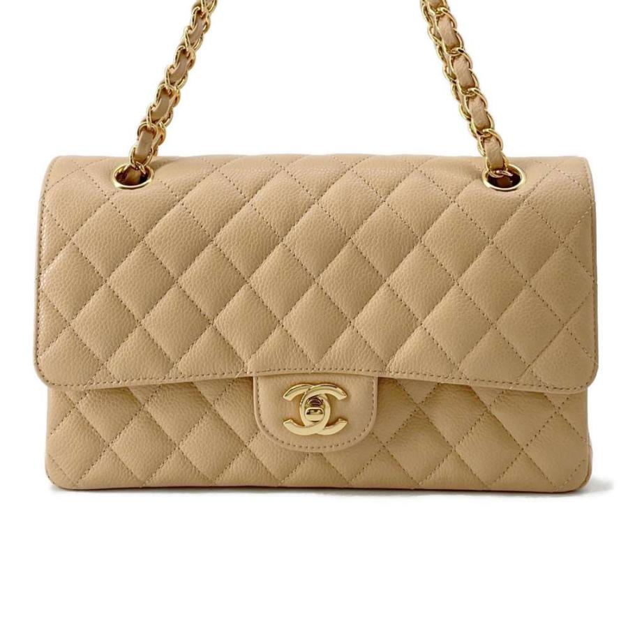 シャネル チェーンショルダーバッグ マトラッセ25 ココマーク キャビア  