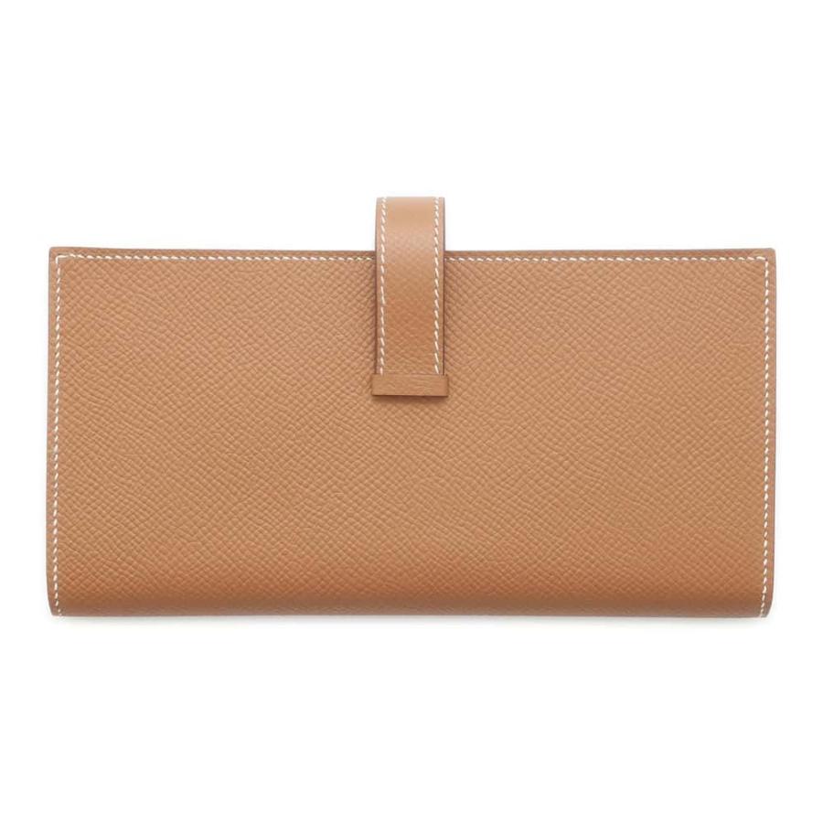 HERMES ベアンスフレ 長財布 ヴォーエプソン セサミ×ゴールド金具 Y刻印 Bearn HERMES エルメス ベアンスフレ 長財布 マチあり レザー ヴォー