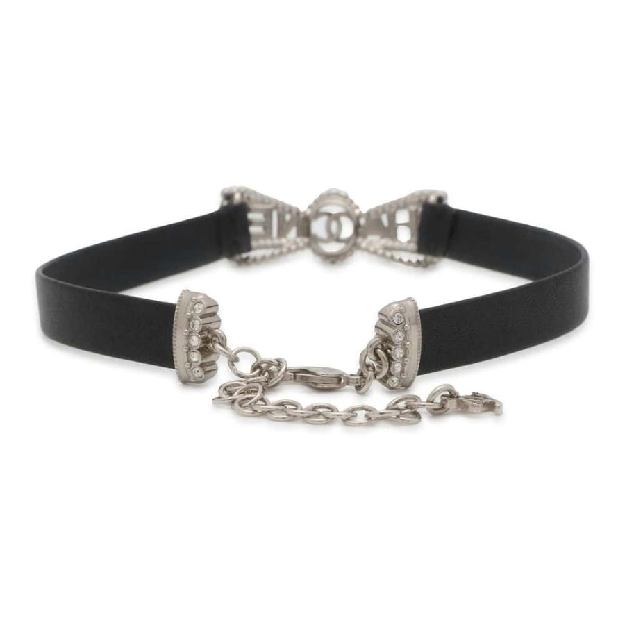 シャネル ネックレス リボン ココマーク ラインストーン A22B AB9357