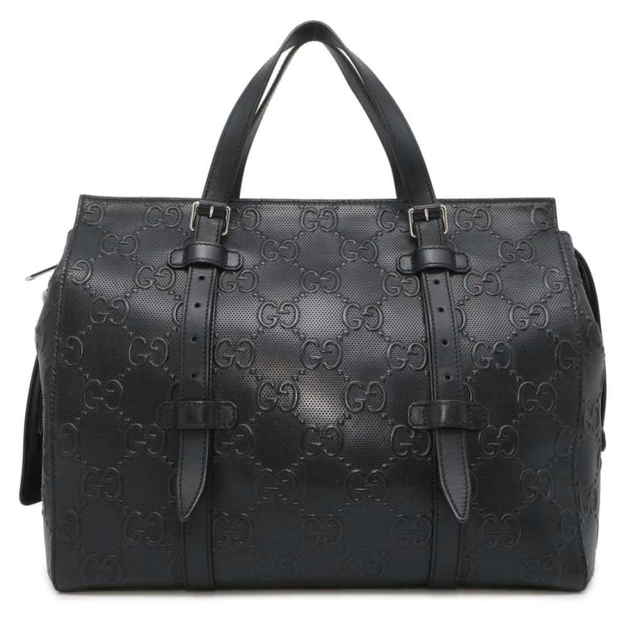 ノ*リ様 ◆グッチ GUCCI◆GGエンボス トートバッグ グッチ トートバッグ GGエンボス レザー 625774 GUCCI バッグ 黒