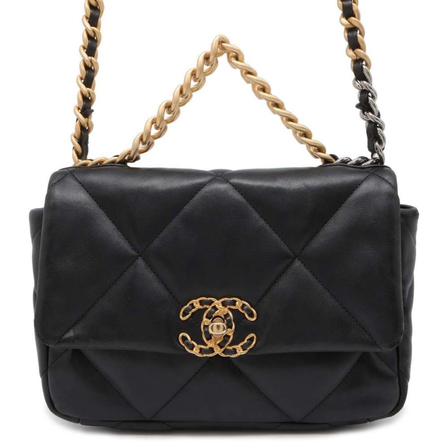 シャネル チェーンショルダーバッグ CHANEL19 マトラッセ ココマーク 