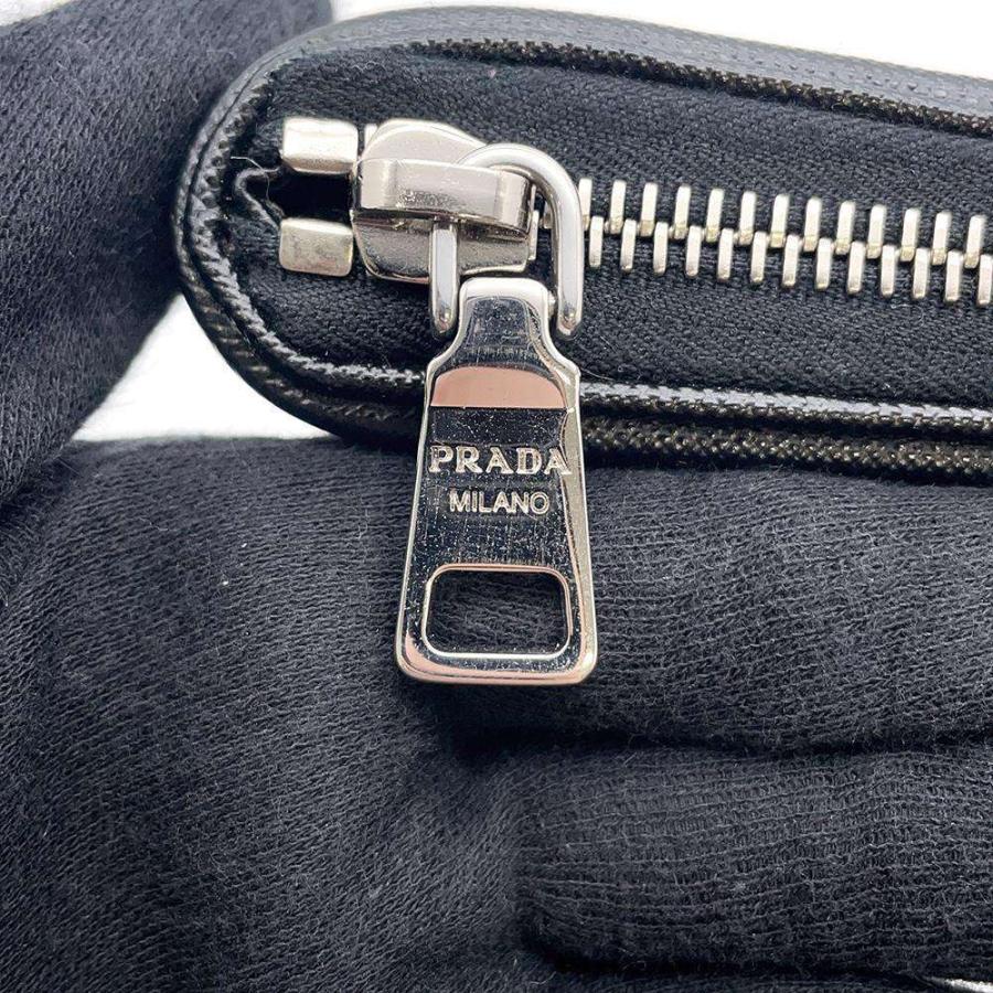 プラダ 長財布 ラウンドファスナー ビジュー スタッズ 1M0506 PRADA