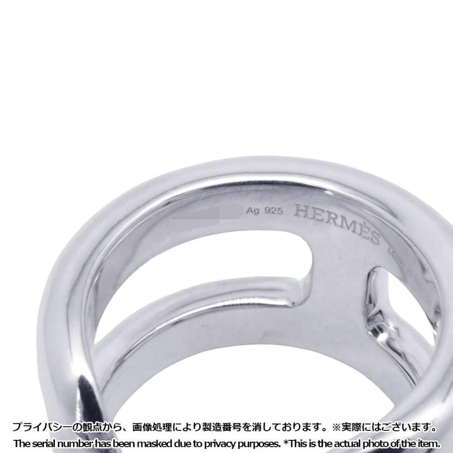 HERMES エルメス オスモズPM 55 シルバー925 エルメス リング オスモズPM Osmose SV925シルバー リングサイズ55