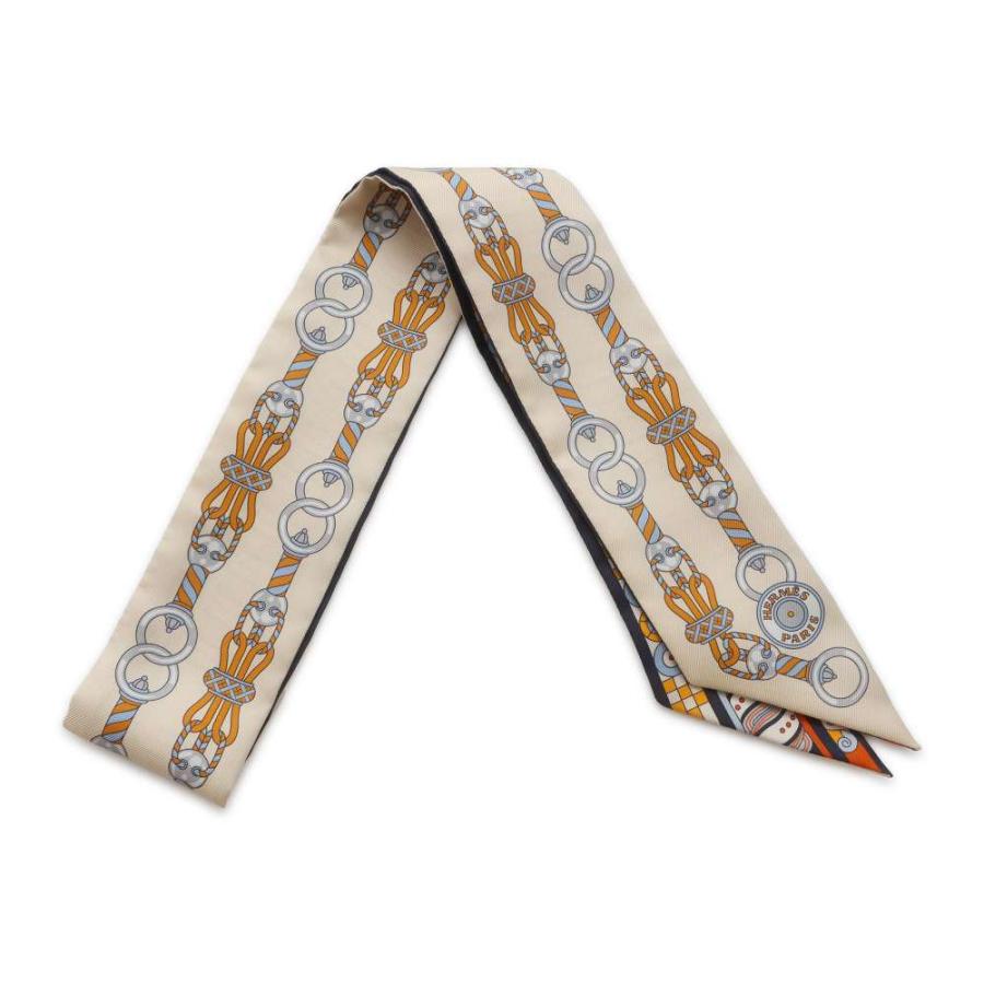 エルメス スカーフ ツイリー ハーネスの薔薇窓 Harnais en Rosace