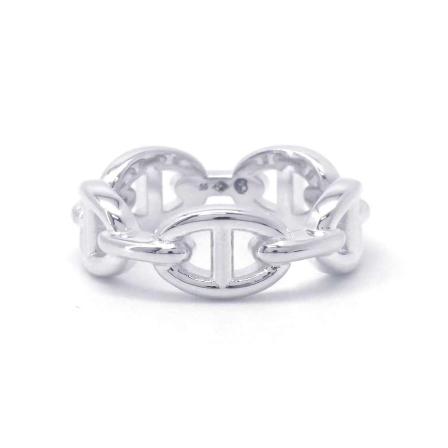 HERMES シェーヌダンクル アンシェネ PM 56 シルバーリング 新品 2025年最新】エルメス シェーヌダンクル リング 56の人気