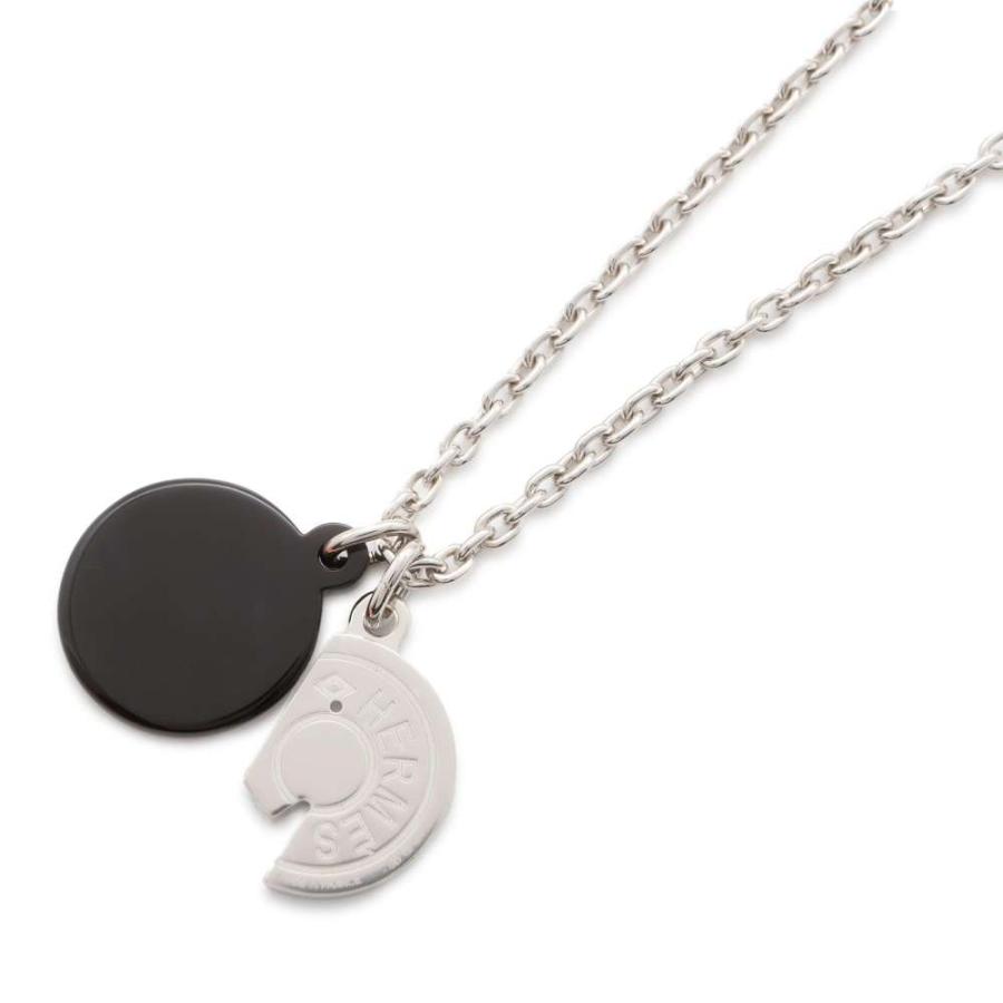 HERMES (エルメス) カルーゼル ネックレス バッファローホーン ブラック HERMES カルーゼル ネックレス セリエ 黒 エルメス バッファローホーン