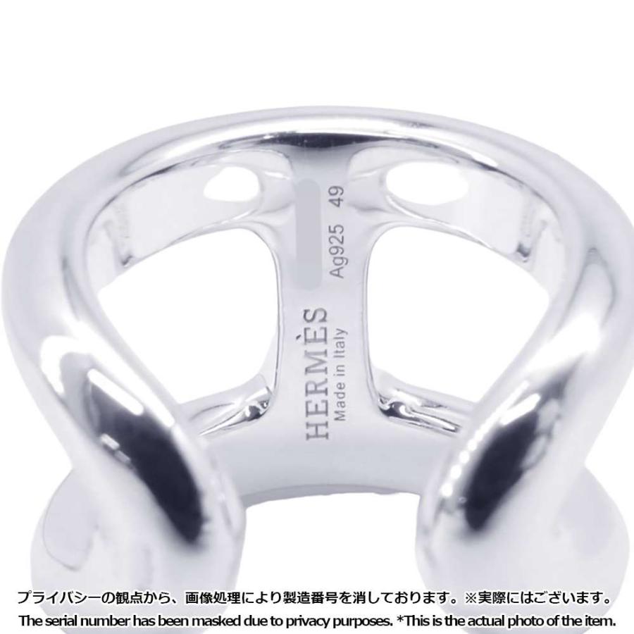 エルメス リング オスモズGM Osmose SV925シルバー リングサイズ49