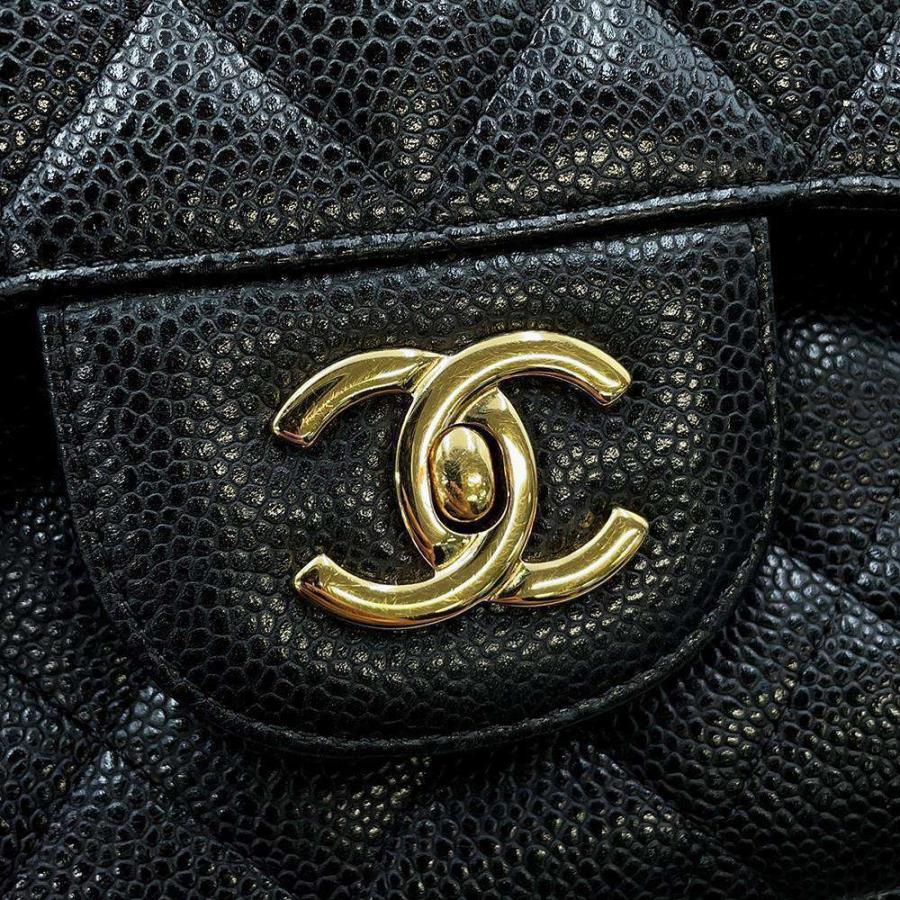シャネル チェーンショルダーバッグ マトラッセ30 ココマーク キャビアスキン A58600 CHANEL シャネル CHANEL マトラッセ30 A58600 ブラック シルバー金具 キャビア