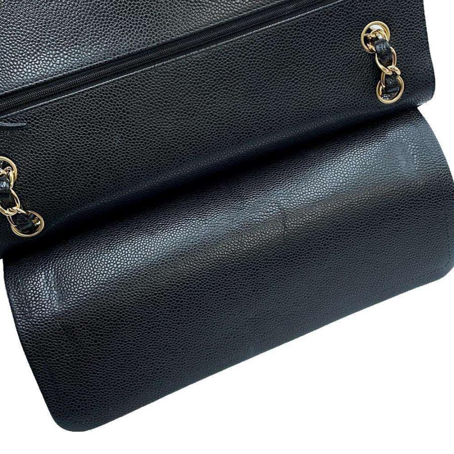 シャネル チェーンショルダーバッグ マトラッセ30 ココマーク キャビアスキン A58600 CHANEL シャネル CHANEL マトラッセ30 A58600 ブラック シルバー金具 キャビア