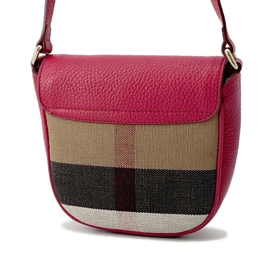 新品♡バーバリーショルダーバッグ バーバリー ショルダーバッグ フラップ キャンバス BURBERRY バッグ
