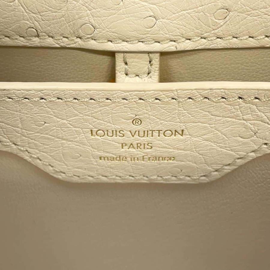 ルイヴィトン ハンドバッグ オーストリッチ カプシーヌBB LOUIS