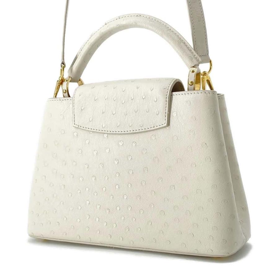 ルイヴィトン ハンドバッグ オーストリッチ カプシーヌBB LOUIS