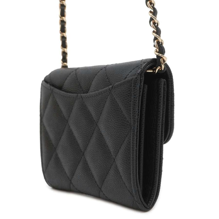【cpn】CHANEL シャネル 財布 Classic zipped coin purse - Grained calfskin & silver-tone metal