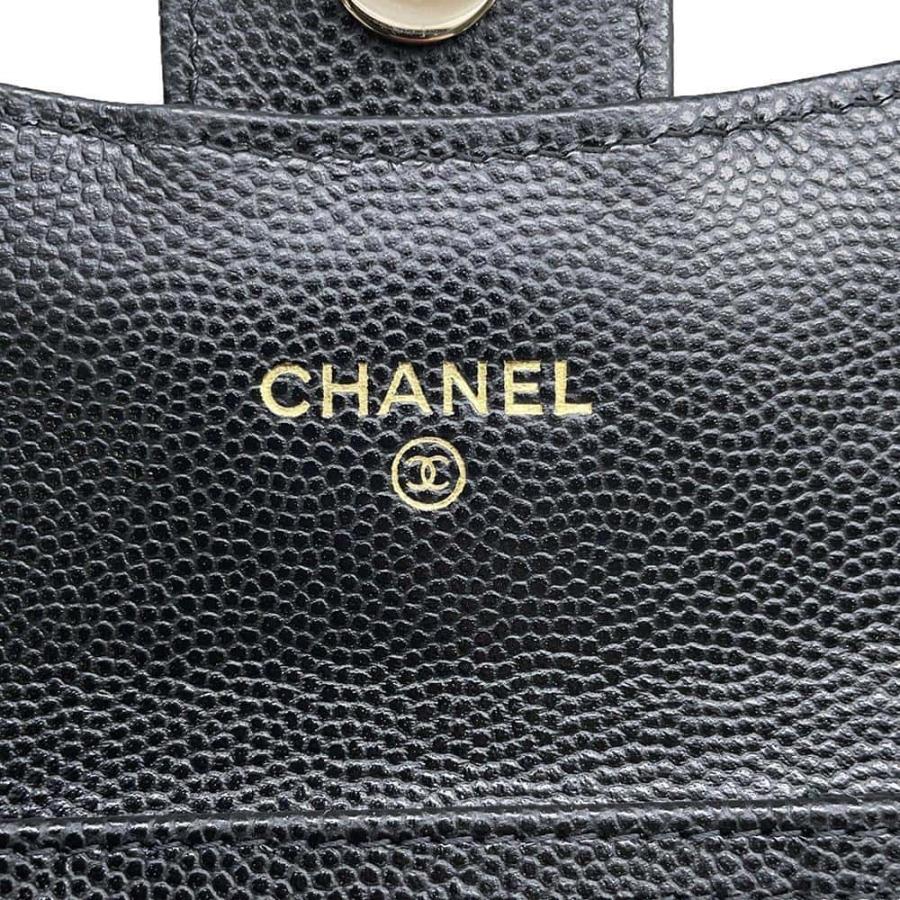 【cpn】CHANEL シャネル 財布 シャネル チェーンウォレット マトラッセ ココマーク キャビアスキン