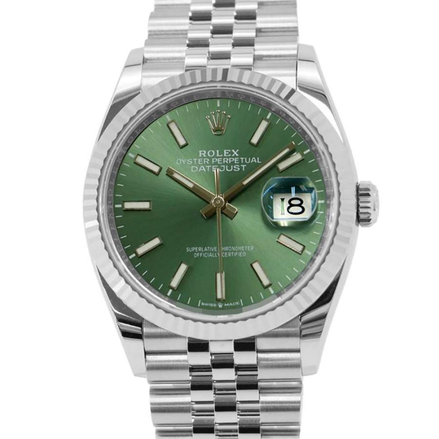 ☆ロレックス デイトジャスト36 126234 ROLEX 腕時計 ミントグリーン  