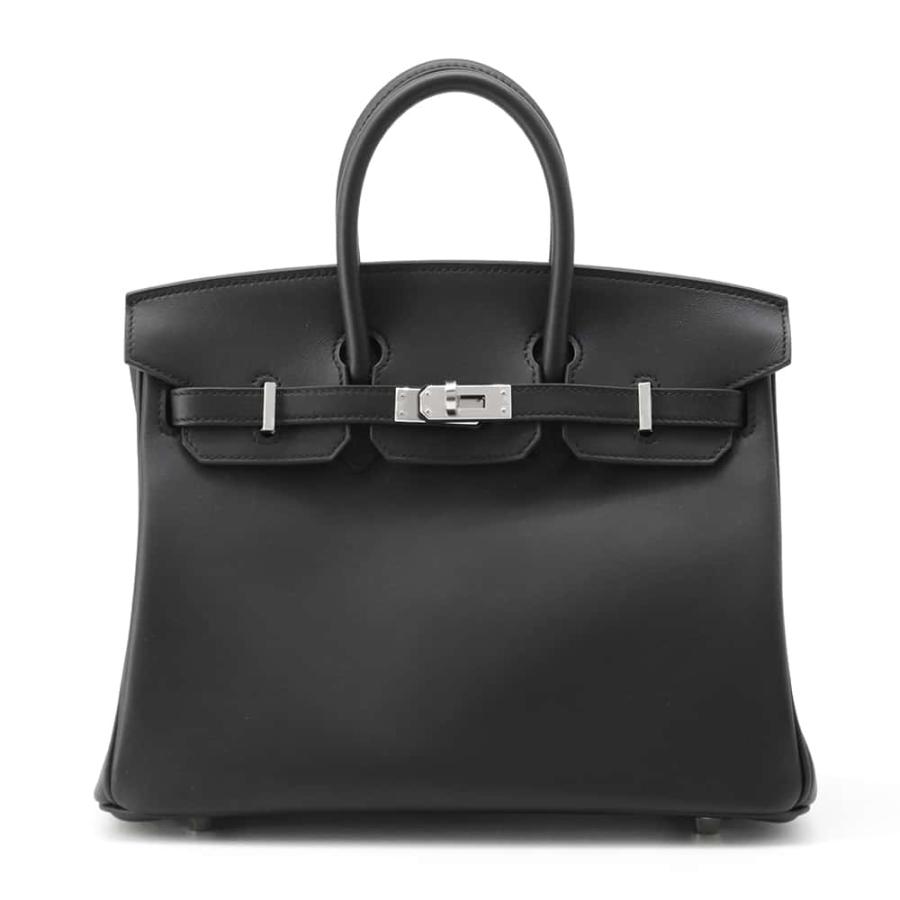 ☆エルメス バーキン25 ブラック/シルバー金具 スイフト B刻印 ☆エルメス バーキン25 ブラック/シルバー金具 スイフト B刻印